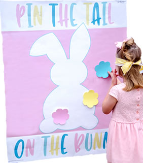 Pin the tail on the bunny