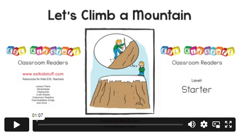 Let’s climb a mountain! classroom reader