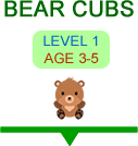 BEAR CUBS - Level 1 - Age 3-5
