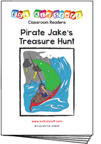 Pirate Jake's treasure hunt classroom reader