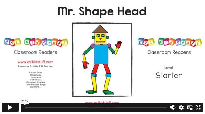 Mr Shape Head reader video
