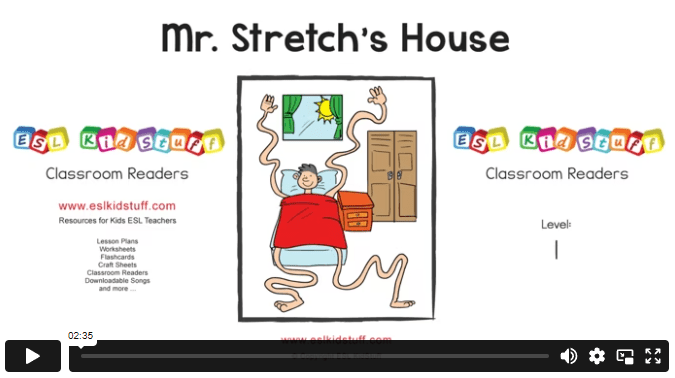 Mr. Stretch's house reader video