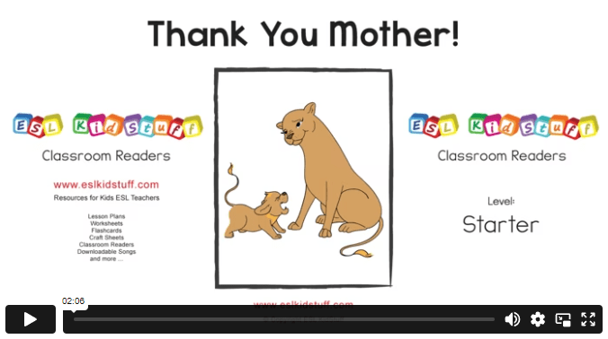 Thank you mother! reader video