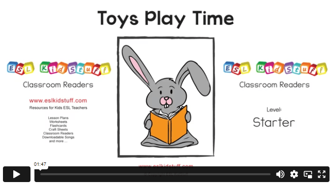 Toys play time reader video