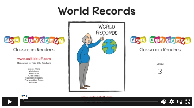 World records reader video