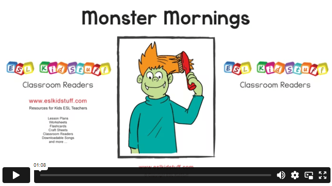 Monster mornings reader video