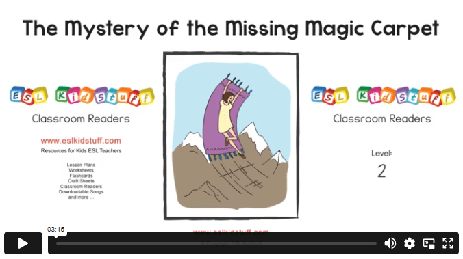 The mystery of the missing magic carpet reader video