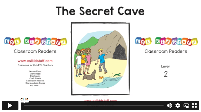 The secret cave reader video