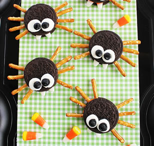 Yummy spiders Halloween craft