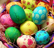 Easter egg decoration craft