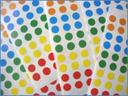 Colored dots stickers