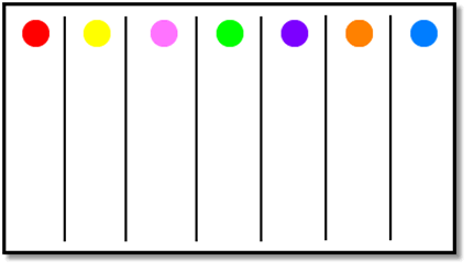 Colored dots sheet