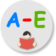 Alphabet A-E lesson