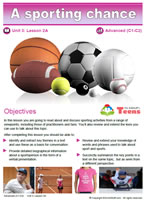 ESL teens lesson: A sporting chance