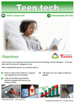 ESL teens lesson: Teen tech