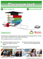 ESL teens lesson: Classroom tech