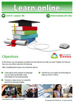 ESL teens lesson: Learn online