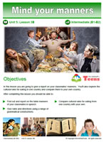 ESL teens lesson: Table manners