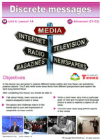 ESL teens lesson: Discrete messages