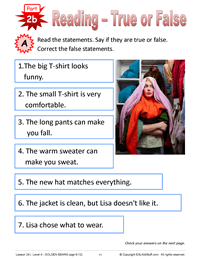 Lesson 24 What to wear Page 11